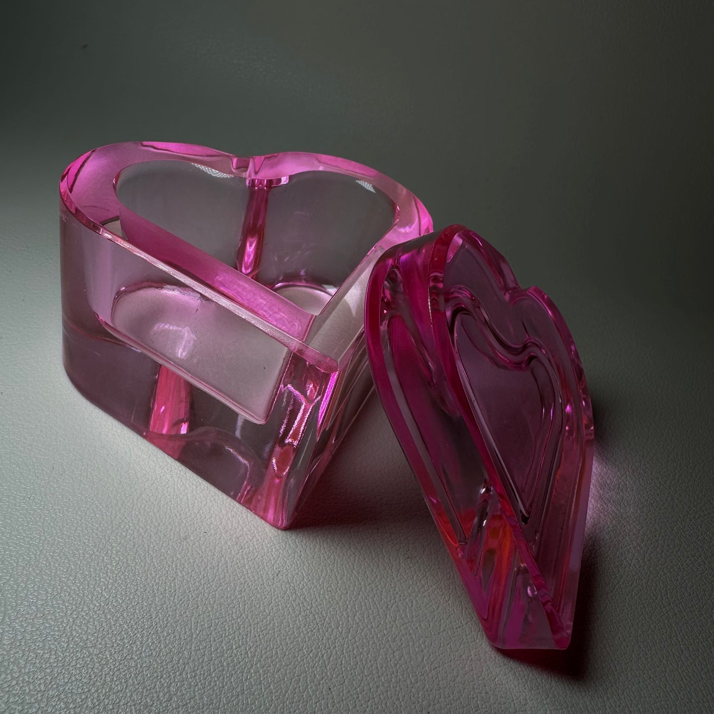 Pink Heart Dappen Dish