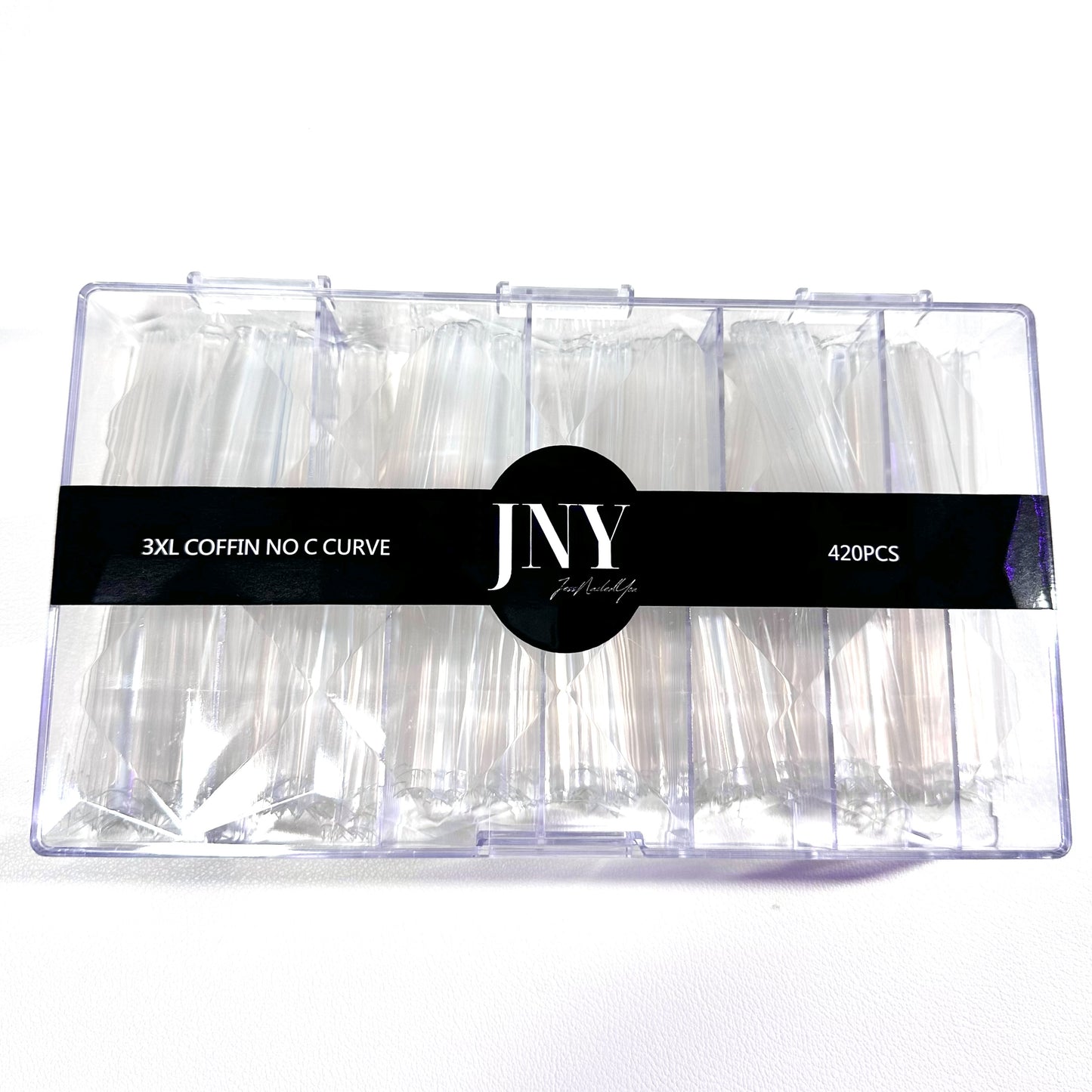 3XL NO C Curve Coffin Nail Tips